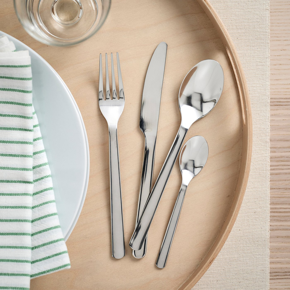 IKEA 365+  (ИКЕА 365+)  -  Набор столовых приборов, 24 шт. - нержавеющая сталь