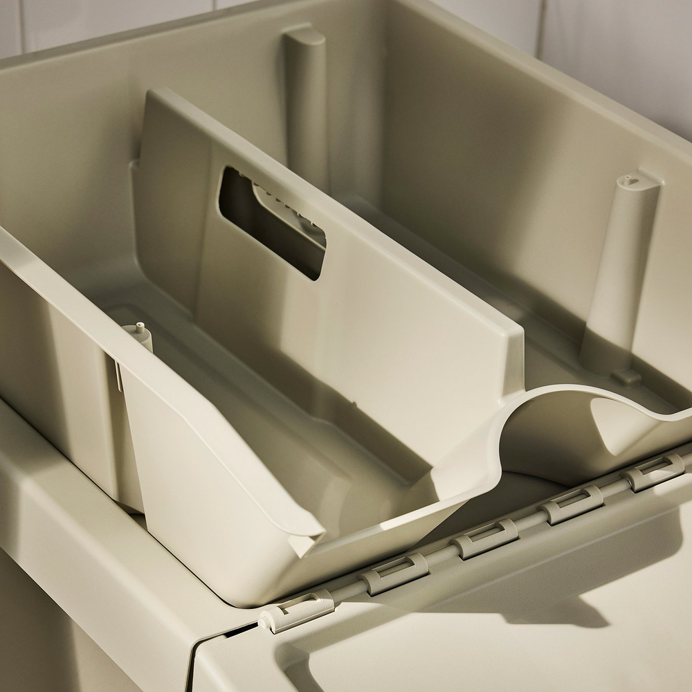 IKEA SORTERA  (ИКЕА СОРТЕРА)  -  Вкладыш с отделениями - бежевый 38x45x14 см
