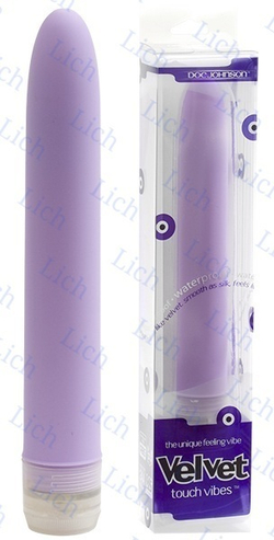 Лавандовый гладкий вибратор VELVET LAVENDER