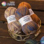 Пряжа Astra Premium (Астра Премиум) Карелия носочная (Karelia sock) / уп.2 мот. по 100 г, 400 м, 1003