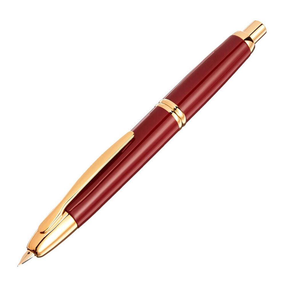Перьевая ручка Pilot Capless Gold с золотым пером FM (FC-15SR-DRM)