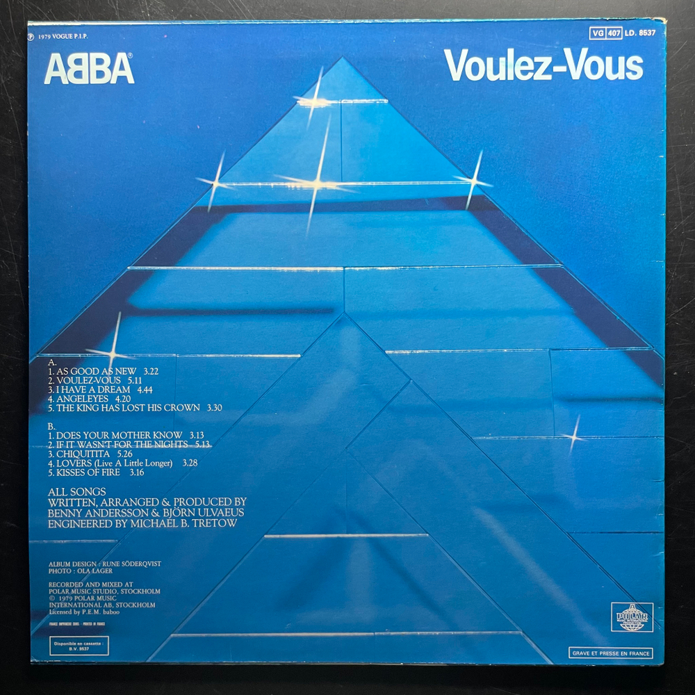 ABBA ‎– Voulez-Vous (Франция 1979г.)