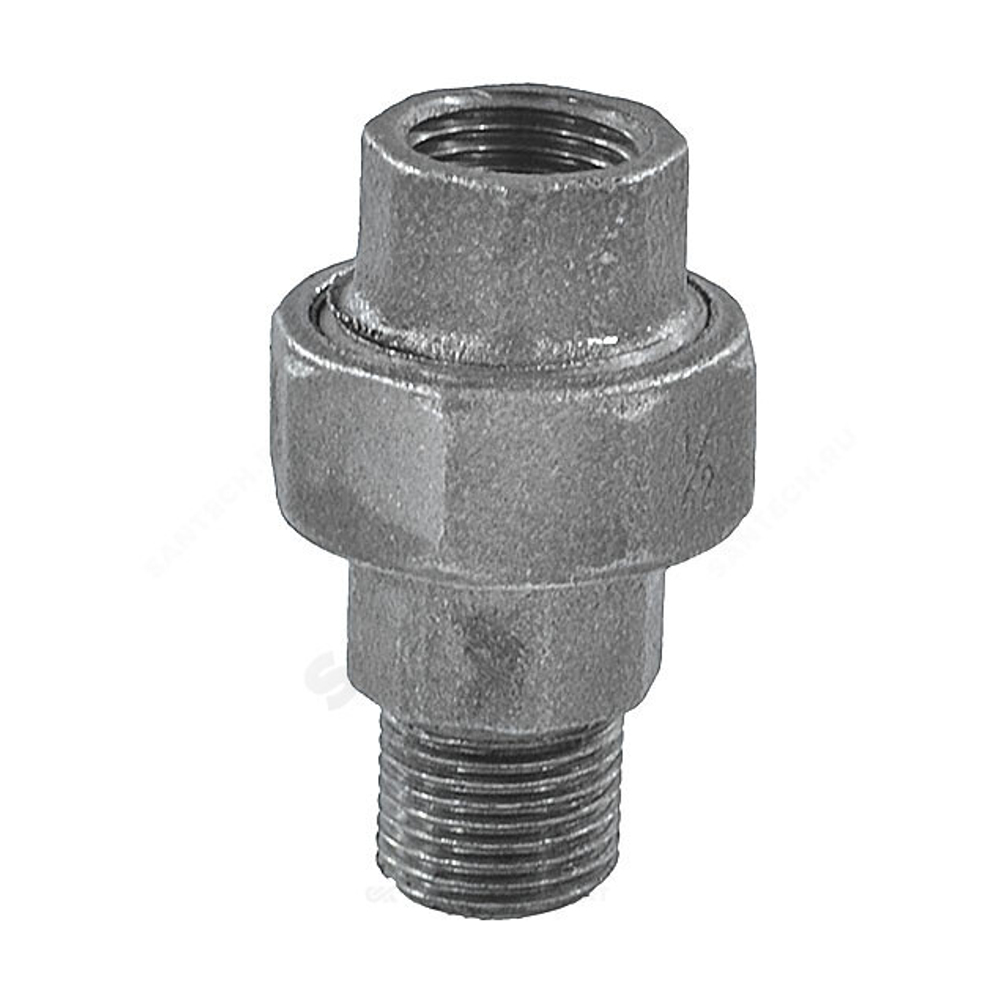 Соединитель прямой американка чугун Ду 20 (3/4") ВР/НР конусный Fittex PLUS
