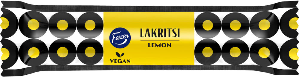 Fazer Лакричные палочки 2 вкуса: лимонные Lakritsi Lemon и шоколадные Lakritsi Choco (4 шт. по 20 г), 80 г (Из Финляндии)