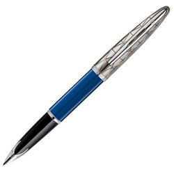Waterman Carene Obsession Blue Lacquer/Gunmetal перо золото 18Ct F (1904558)