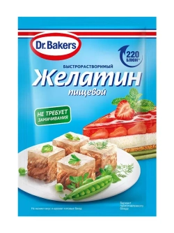 Желатин пищевой Dr.Bakers 30 г * 5 шт