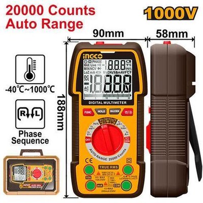 Цифровой мультиметр INGCO DM410003 INDUSTRIAL