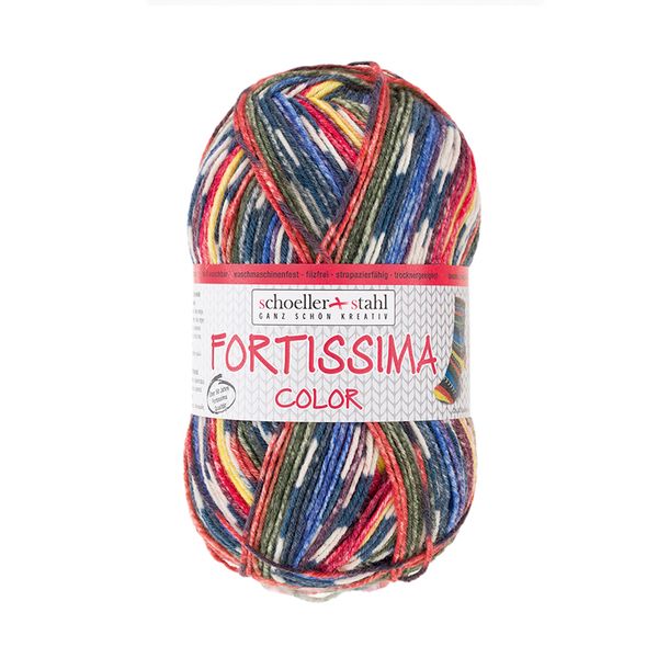 Пряжа Austermann (Аустерманн) Fortissima Mexico / уп.5 мот. по 100 г, 420м, закат