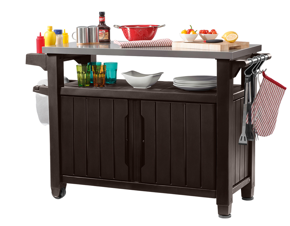 Столик для барбекю Keter Unity XL brown