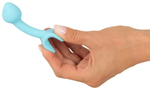 Голубая анальная втулка Mini Butt Plug - 7,1 см.