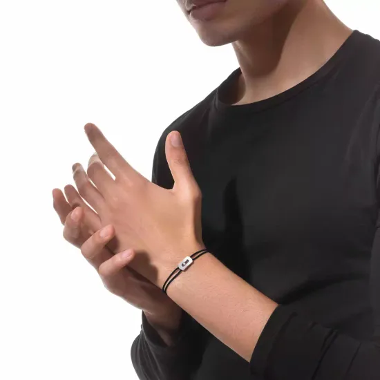 Браслет Messika Move Titanium с шнуром