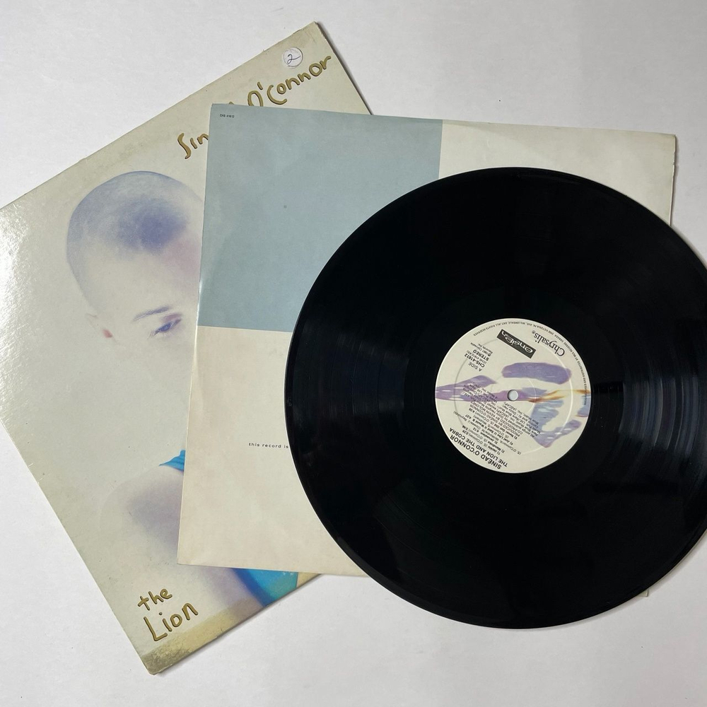 Винтажная виниловая пластинка LP Sinead OConnor The Lion And The Cobra (Canada 1987)