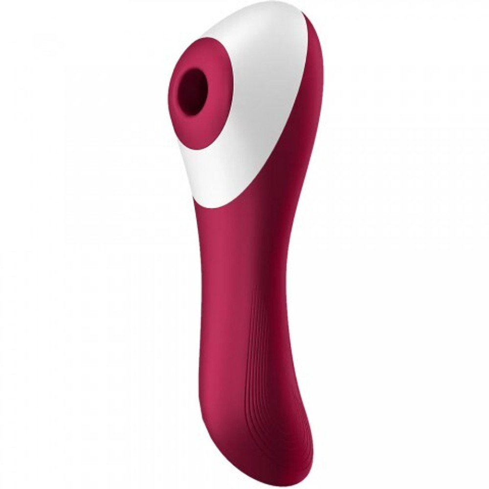 Вакуумный стимулятор с вибрацией Dual Crush Satisfyer