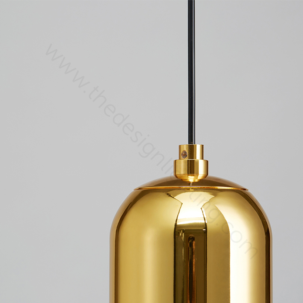 Pendant design lamp Aballs  by Parachilna (Gold,  D15)