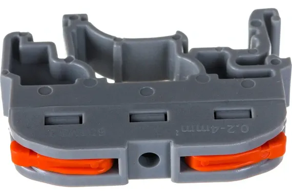 Клемма Navigator NTC-R DIN 2*4 серые рычаги 32816