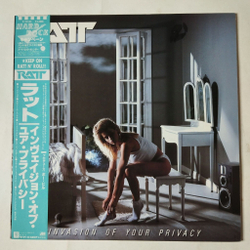 Винтажная виниловая пластинка LP Ratt Invasion Of Your Privacy (Japan 1985) (Obi) Give It All