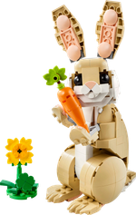 Конструктор Лего Креатор Милый кролик | LEGO Creator Cute Bunny коллекционный набор, 31162, 326 деталей (8+)