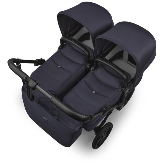 Коляска для двойни Bugaboo Donkey 6 Twin 2 в 1 Black / Deep Indigo