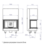 КАМИННАЯ ТОПКА 3VF 1000G (STAV)