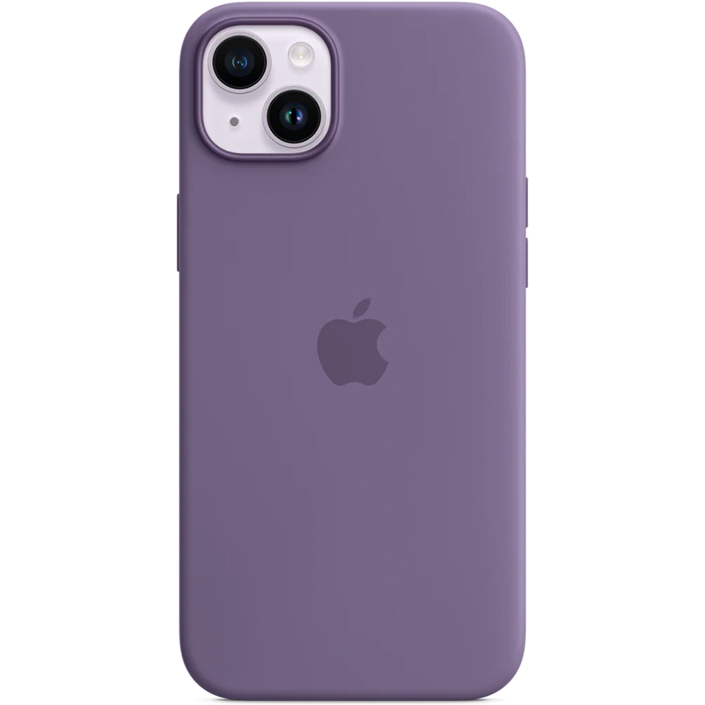 Силиконовый чехол с поддержкой MagSafe Apple Silicone Case для iPhone 14 Plus, Iris (Фиолетовый ирис)