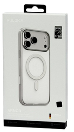 Накладка для i-Phone 17 Pro Puloka Armor Magsafe черный