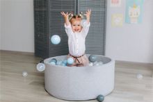 Игрушка Детский сухой бассейн Romana Зефир 150 шариков (розовый / Розовый микс)