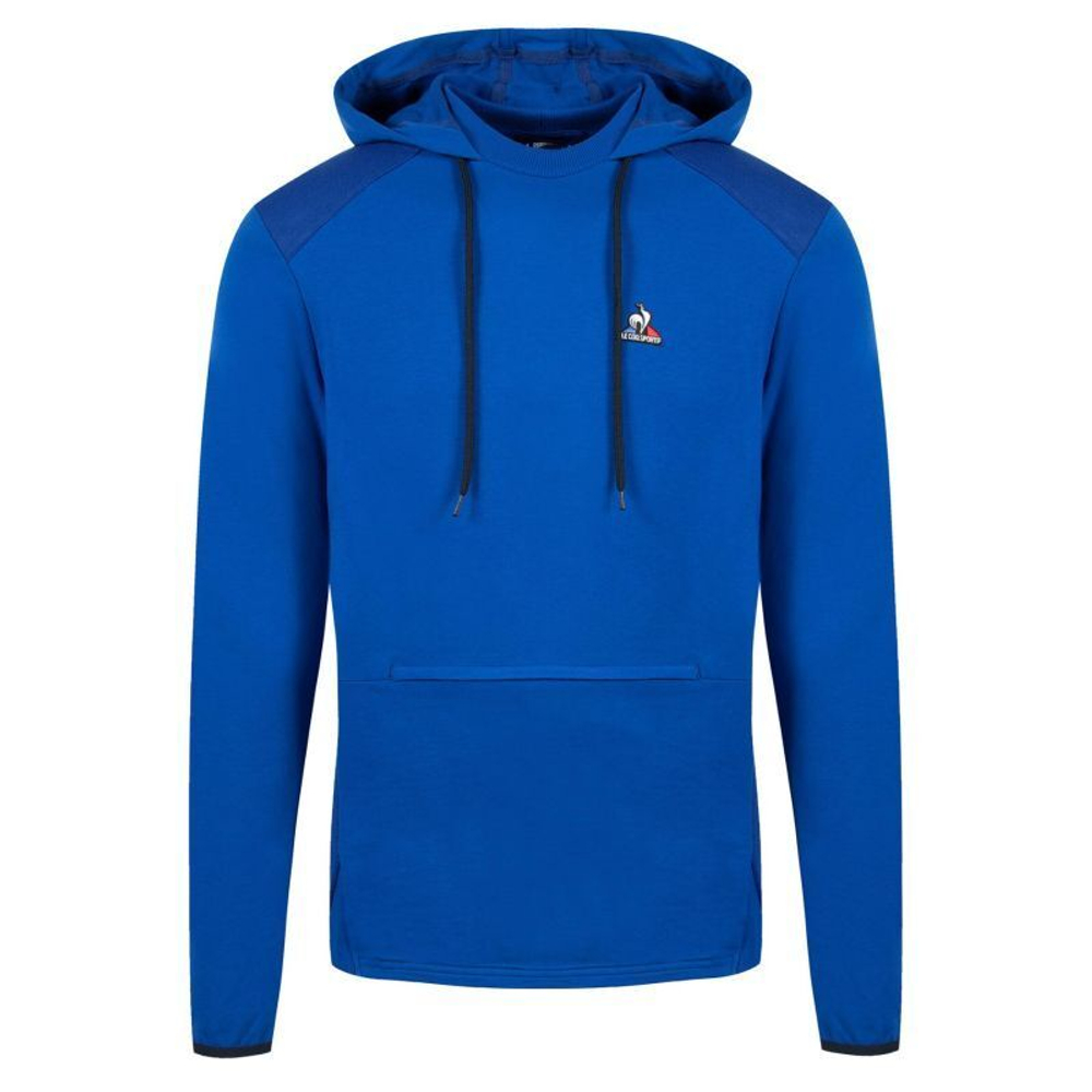 Мужская теннисная кофта Le Coq Sportif Training Perf Hoody Loose No.1 M - небесный