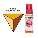 AK Interactive Solar Yellow Quick Gen - контрастная акриловая краска, 18 мл