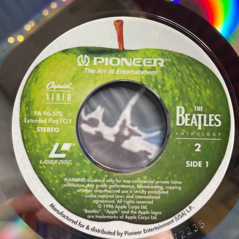 Лазер Диск LaserDisc (LD) The Beatles Anthology Box Set (USA 1996)