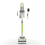 Пылесос вертикальный акк. Greenworks SV24532, 24V, б/щет, 350 Вт, 21 кПа, электрощетка, 3 насадки, LED, белый+зеленый, без АКБ с ЗУ (4702007)