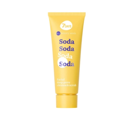 7DAYS MY BEAUTY WEEK Скраб для лица глубоко очищающий SODA, 80 мл