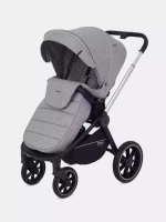 Коляска детская MOWBaby "ZOOM"PU (2в1) RA086 Silver Beige