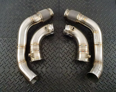 RedStar Exhaust Приемные трубы (Downpipes) без катализаторов с термозащитой BMW M5 F90