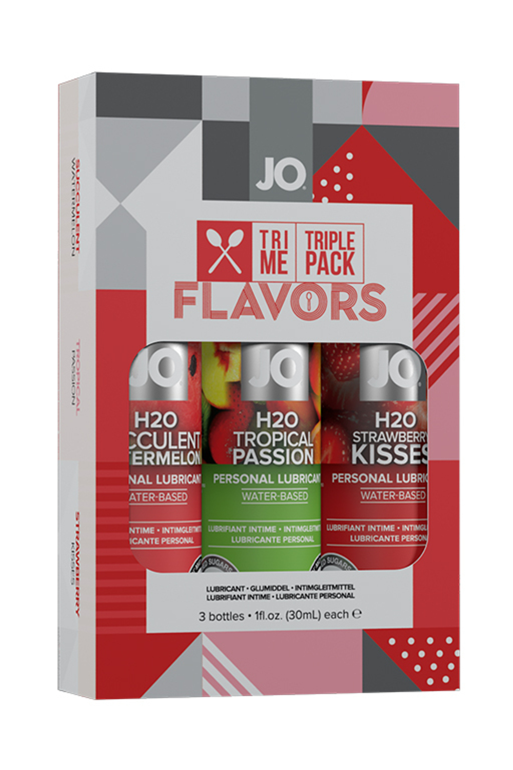 JO Tri-Me Triple Pack - Flavors - Подарочный набор вкусовых лубрикантов