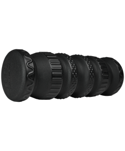 Ролик массажный FA-526, PU, средняя жесткость, 30x10 см, черный