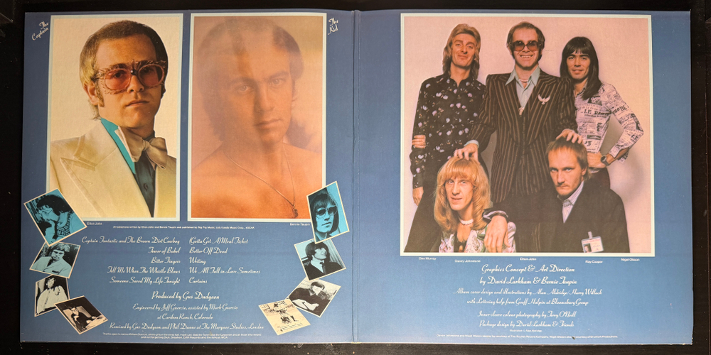 Elton John ‎– Captain Fantastic And The Brown Dirt Cowboy (США 1975г.)