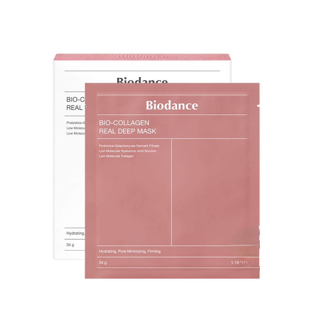 BIODANCE Набор глубокоувлажняющих гидрогелевых масок с коллагеном и ферментами Bio-Collagen Real Deep Mask Set, 4 шт BIODANCE Набор глубокоувлажняющих гидрогелевых масок с коллагеном и ферментами Bio-Collagen Real Deep Mask Set, 4 шт
