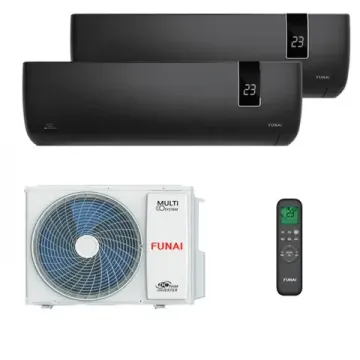 Мультисплит система на 2 комнаты Funai RAM-I-BS30HP.W01 x 2 / RAM-I-2OK55HP.01/U