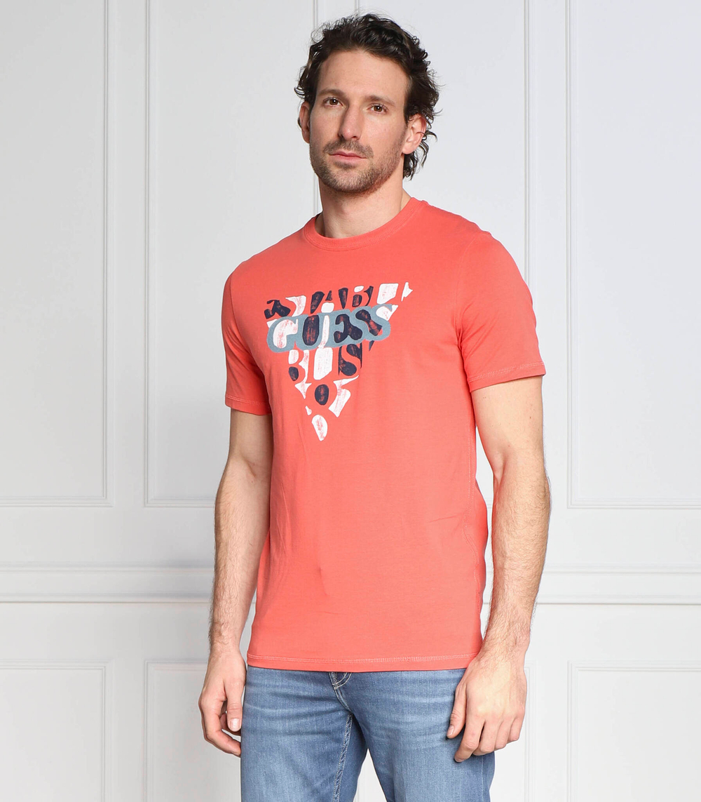 футболка GUESS - красный(M3RI12 J1314)