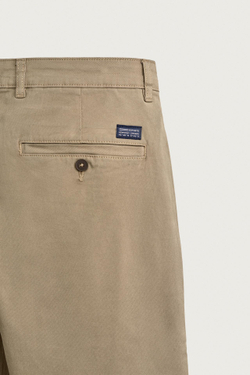 ZARA БРЮКИ ЧИНОС SLIM FIT, РЫЖЕВАТО-КОРИЧНЕВЫЙ