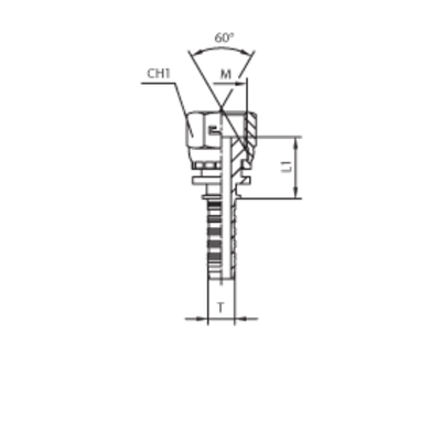 Фитинг DN 06 DKM (Г) 12x1.5