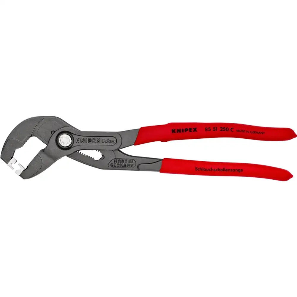 Щипцы для хомутов от шлангов черненая 250 мм Knipex 85 51 250 C