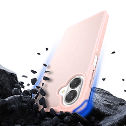 Матовый светло-розовый чехол для Samsung Galaxy A08 4G, Galaxy A07 (4G, 5G) и Galaxy A06 (4G, 5G), серия Yind Series от Dux Ducis