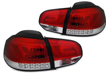 Задние фонари для Volkswagen Golf VI (08-12) LED красные светлые