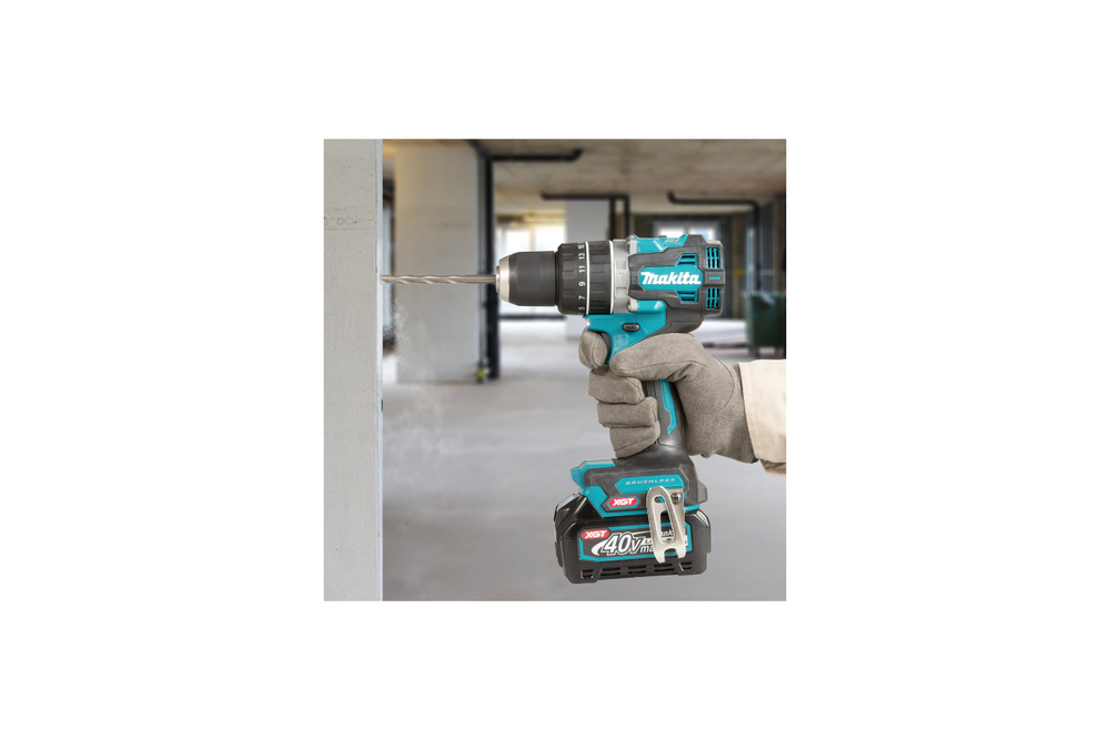 Ударная аккумуляторная дрель-шуруповерт Makita BL XPT, XGT 40В HP002GZ