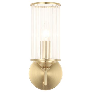 Бра 1*Е14 Gloria AP1 Brass латунь Crystal Lux