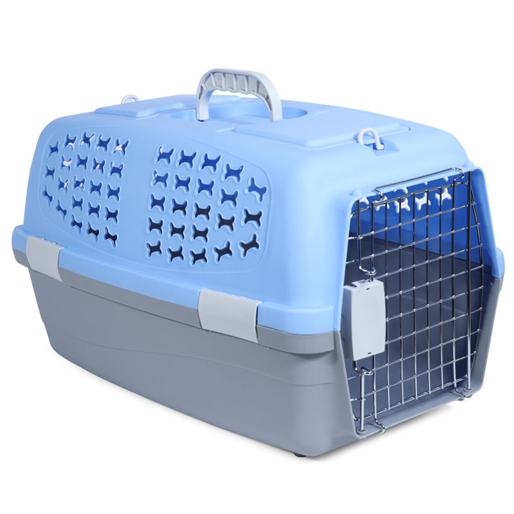 Переноска Triol SH3661 для животных М голубая 550х350х320 Переноска Triol SH3661 для животных М голубая 550х350х320