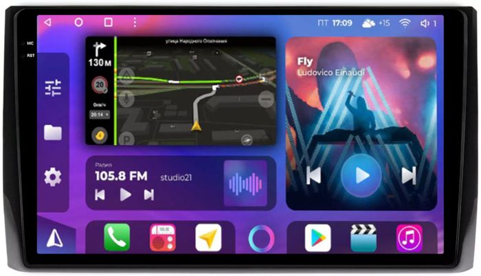 Магнитола для Skoda Kodiaq, Karoq (рамка 10) - FarCar BM785/2020M-2K монитор 10.36" 2K QLED на Android 14, Быстрая, CarPlay, 4G SIM-слот
