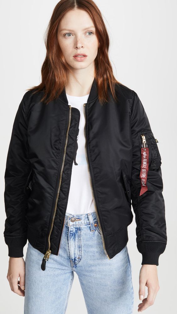 Куртка Alpha Industries MA-1 W Black (Черный)