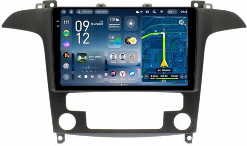 Магнитола для Ford S-Max, Galaxy 2 2006-2015 (климат) - Teyes CC4-PRO монитор 9.5" 2K QLED на Android 13, Быстрейшая, Snapdragon 778G, ИИ, CarPlay, DSP, 4G SIM-слот